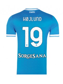 Billige SSC Napoli Rasmus Hojlund #19 Hjemmedrakt 2025-26 Kortermet